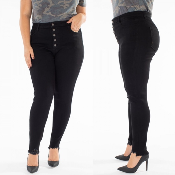 KanCan Jeans Nwt Kancan Jeans Bianca Plus Size Black Skinny Poshmark